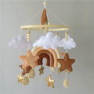 Rainbow Crib Mobile Boho Baby Mobile for Crib Nursery DéCor